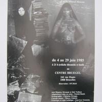 Affiche pour L'ordure Lyrique de Marcel Moreau au Centre Bruegel (Bruxelles) du 4 au 29 juin 1985